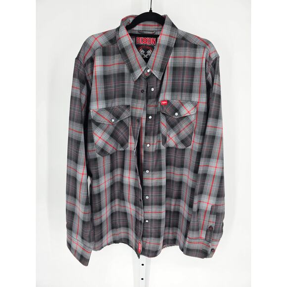 DIXXON x BARRETT JACKSON 2025 Collab Limited Edition Flannel Shirt - Men's XXL - Picture 1 of 6